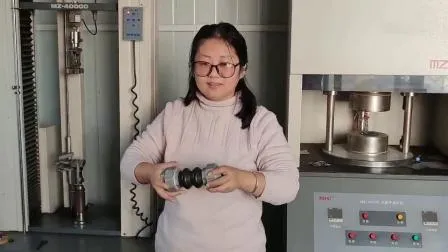 Joint de dilatation en caoutchouc flexible vissé à double sphère